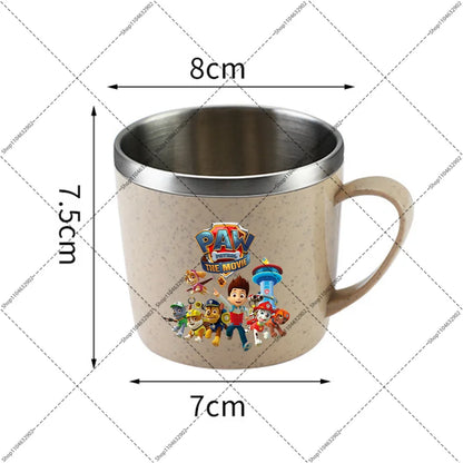 Paw Patrol Portable Stainless Steel Coffee Mug Chase Skye Cartoon Anime Pattern Printed Water Cup Household Couples Milk Cups