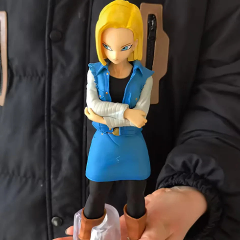 26CM Dragon Ball Z Android 18 Anime Figure Action Figures Pvc Model Statue Collection Decoration Toys Ornaments Christmas Gift