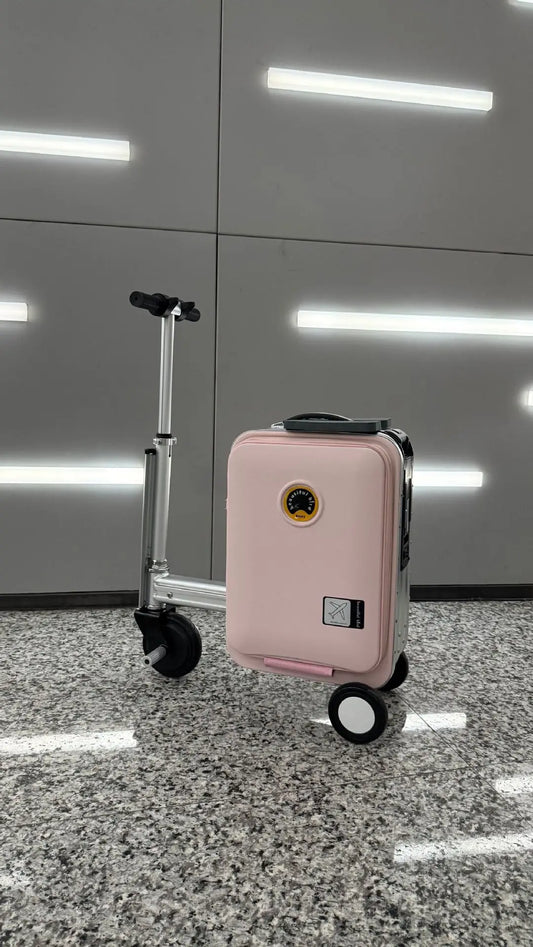 Electric Suitcase Can Be Boarded Smart Cycling Suitcase 20-inch Trolley Case Seat Adults And Childr En's Transportation Artifact