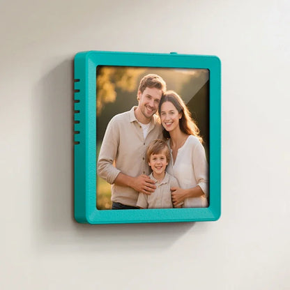4" DIY Photo Frame Wireless Bluetooth Speaker Magnetic Design Desktop Picture Decor Audio Support Recording TF Card Playback