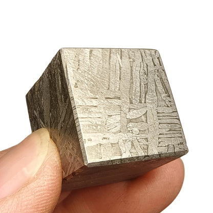 Genuine Muonionalusta Meteorite Slice Sweden Iron Meteorite with Widmanstätten Pattern Natural Cosmic Collection Jewelry