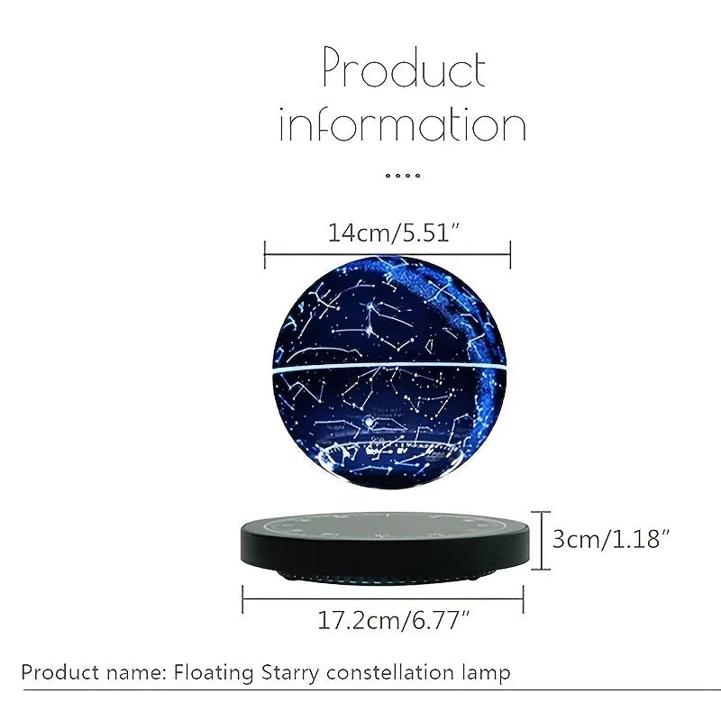 Floating Constellation Globe Galaxy Floating Star Map Relax Fidget Toy Father's Day Gift for Men Dad Office Home Desk Decor