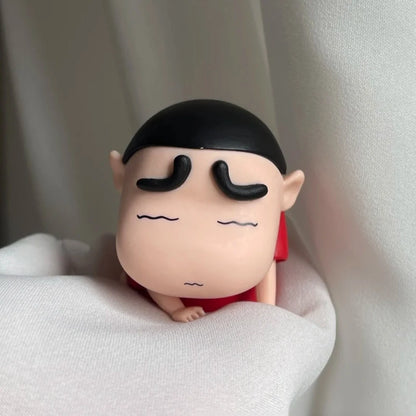 5cm Kawaii Anime Crayon Shin Chan Swollen Buttocks Figurine PVC Model Doll Desktop Decorations Cartoon Cute Ornament Kids Gift