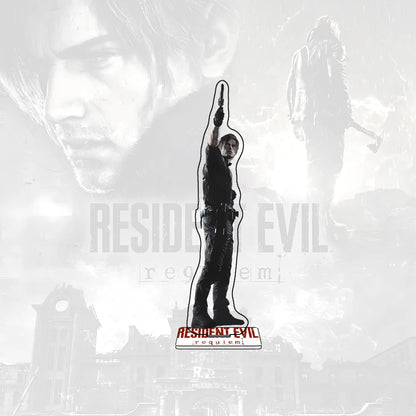 Resident Evil Requiem 15CM Leon Scott Kennedy Grace Ashcroft Acrylic Stand keychain Figure Desktop Decor Collection For Gamers