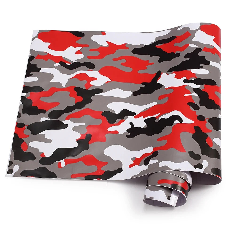 Camo Vinyl Film Car Motorcycle Decal Camouflage Sticker Film Sheet for Car Styling Bike Computer Laptop Scooter Motorcycle DIY