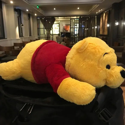 Fluffy Large Stuffed Toys 55cm Winnie The Pooh Pillow Giant Plush Bear Doll Cute Room Ornamental Cushion For Decor Easter Gift