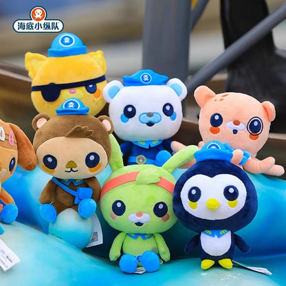 Octonauts Officially Plush Toys Captain Barnacles Professor Inkling Dashi Kwazii Peso Shellington Stuffed Doll Birthday Gift