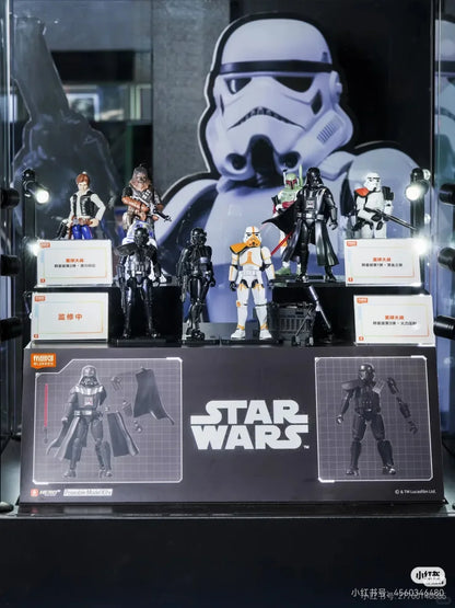 Original Blokees Star Wars Mandalorian Star Cluster Galaxy Version 03 Fire Suppression Blind Box Assembled Action Figure Model