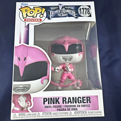 Funko Pop! Mighty Morphin Power Rangers Red Black Yellow Blue Pink Ranger Lvan Ooze Ninja MegaZord Figure Collectible Model Gift
