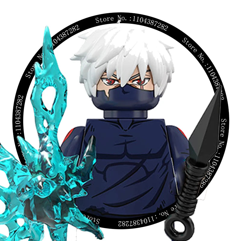 WM6152 Naruto Building Blocks Ootutuki Momoshiki Mitsuki Gaara Namikaze Minato Tobirama Action Figure Accessories For Kids