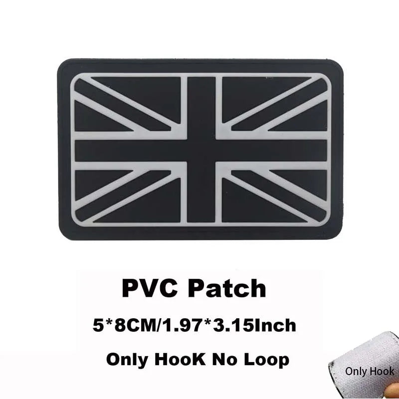 Russia,Poland,Germany,Italy,Spain,France Flags Emblem Military Backpack Badge,3D PVC Rubber Applique Tactical Patches with Hook