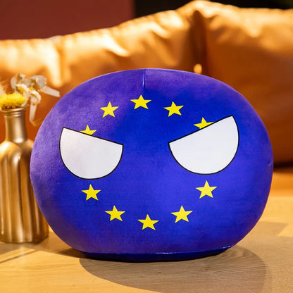 Country Ball Plush Toys 70 Styles 10cm Polandball Pendant Country Balls Countryball Stuffed Doll Xmas Birthday Gifts for Kids