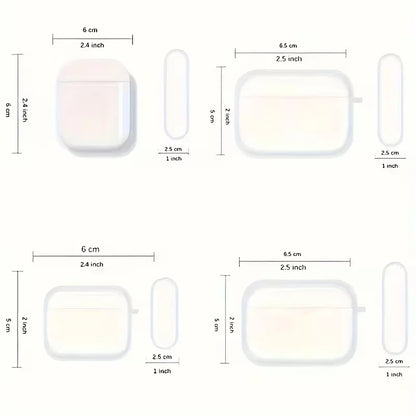 Personalized Customizable Name AirPods Case DIY UV Print Name Protective Cover For AirPods Pro 1/2/3/4/5 Pro/Pro2/Pro3 Anti-Lost
