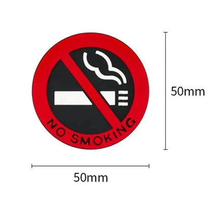 1-20pcs No Smoking Stickers Car Taxi Interior Prevent Smoking Sign Warning Logo No Smoking Decal Car Sticker Decoration