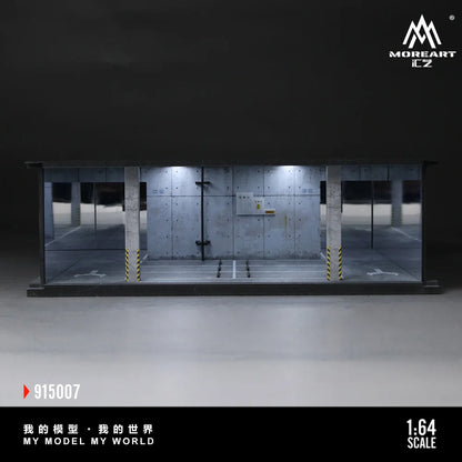 More Art 1:64 Underground Parking Garage Scene Model 07 ,Lighting Parking Lot Diorama For Display&Collection&Gift