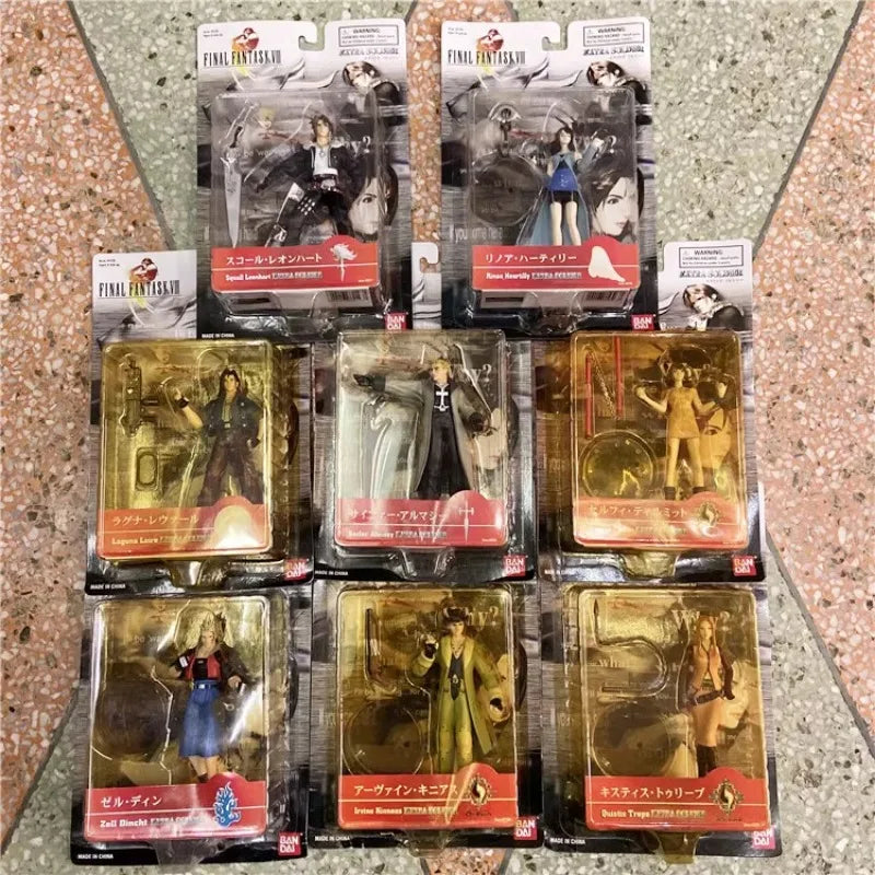 BANDAI Final FantasyVIII Rinoa Heartilly Collection Ornament GACHA Action Figures Model Kids Toy