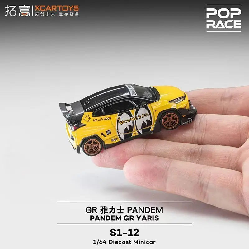 POP RACE 1:64 Toyota GR Yaris S1-12 Alloy Car Model