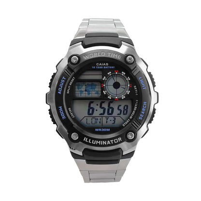 Original shock Watch unisex sports electronic watch full function LED display alloy world time oak series