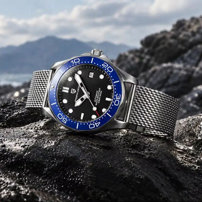 PAGANI DESIGN Navy Blue Ceramic Bezel Men's Watches Automatic Watch For Men Luminous Diving Mechanical Wrist Watch Men 2026 New