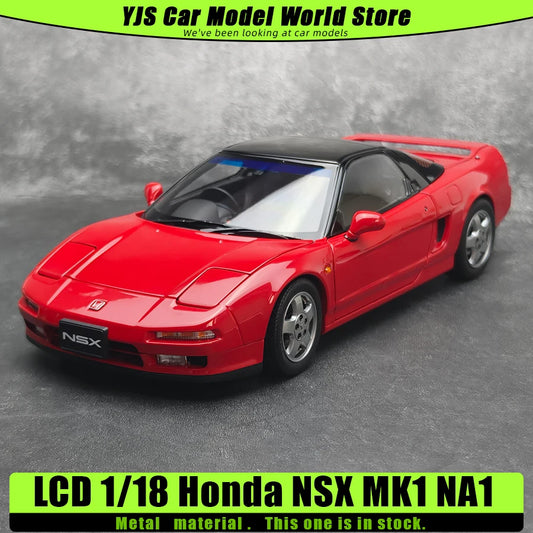 CLD Diecast Model 1:18 LCD Honda NSX MK1 NA1 Alloy Full Open Car Model Static Display Piece Holiday Gift Collection