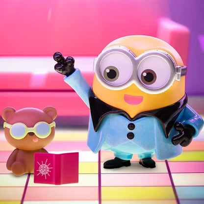 POP MART Minions Bedtime Stories by Bob and Tim Series Blind Box Toys Anime Action Figure Surprise Genuine Original Mystery Box