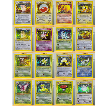 FO PTCG7-003 Tcg proxy PKM Cards hitmonlee zapdos Rare Collection Battle Toys Gifts for Hobbies home play