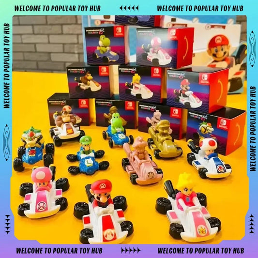 In Stock McDonald Series Mario Figure Kart Happy Meal Toys Collectible Model Figures Dolls Custom Decoration Children Toy Gifts