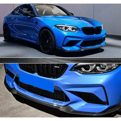 Front Bumper Lip Splitter Diffuser Lower Guard For BMW F87 M2 Competition M2C Coupe 2016-2021 Car Styling Tuning Accessories