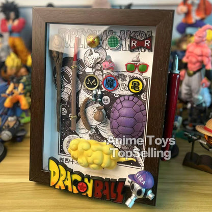 33*25*5cm Anime Dragon Ball Z Figure Toriyama Akira Keepsake Goku Figures Pvc Statue Collection Model Toys for Gifts