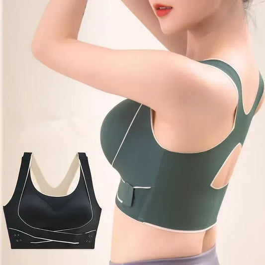 Posture Correction Bra Seamless Women's Underwear adjustable Push Up Brassiere Shockproof Sports Vest Corset Back Bralette
