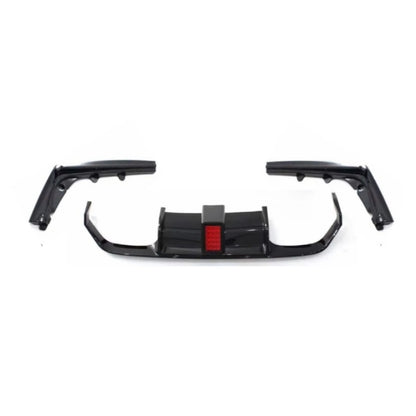 LED Rear Bumper Diffuser Lip PP CAR Accessories For BMW M4 F82 F80 M3 2015-2020