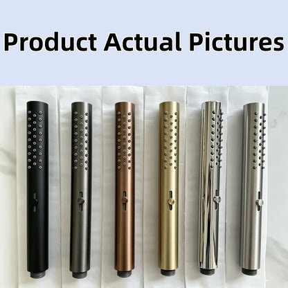Brushed Nickel Stainless steel Hand Shower Head with 1.5M Hose Water Saving Handshower Shower Brass Bracket Accessor