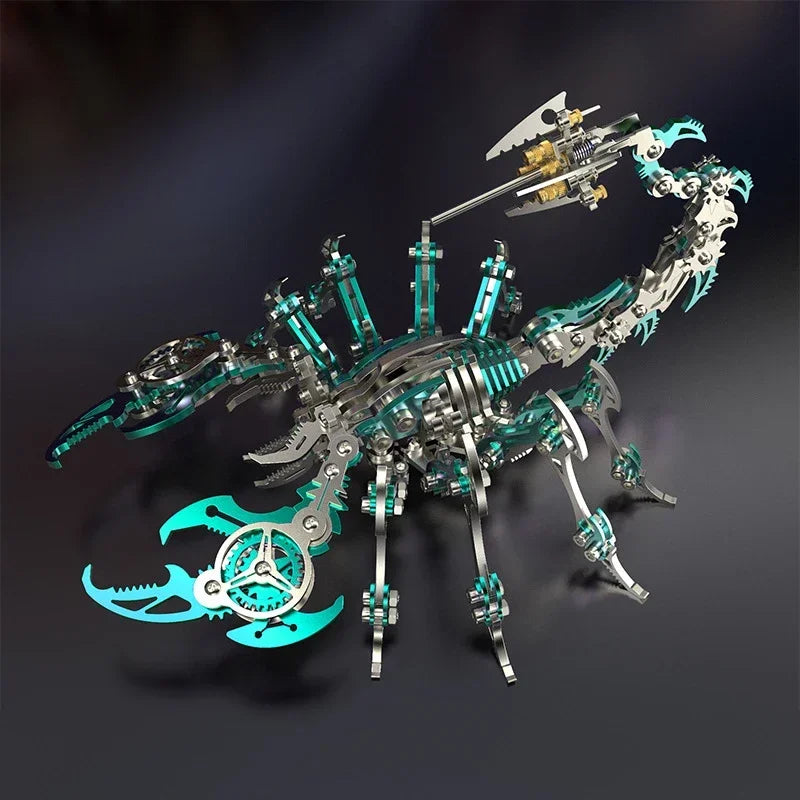 Scorpion King 3D three-dimensional metal puzzle building blocks assembly toy model insect machinery creative birthday gift