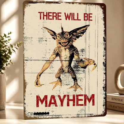 Gremlins Aluminum Posters Customized Metal Tin Sign Vintage Premium Dramatic Screen Scene Wall Art For Film Fans And Theaters