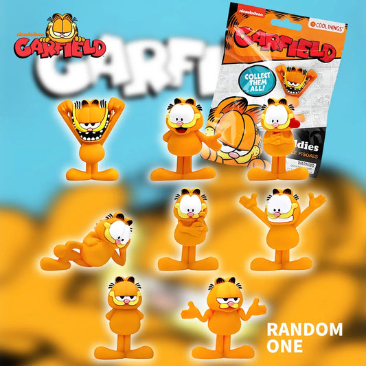 1PC Garfield Officially Licensed Blind Bag Mystery Box Random One Cute Figure Desktop Decor Room Ornament  Birthday Gift