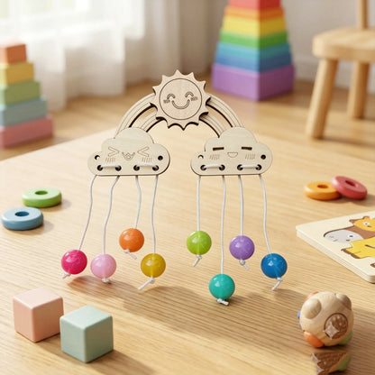 DIY Montessori Busy Board Accessories, Wooden Sensory Educational Toy, Fine Motor Skills & Cognitive Training Learning Toy for K