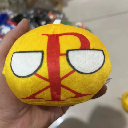 Country Ball Plush Toys 70 Styles 10cm Polandball Pendant Country Balls Countryball Stuffed Doll Xmas Birthday Gifts for Kids