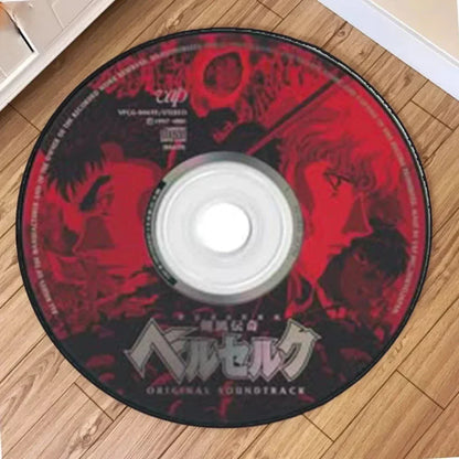 The Round Carpet of The Anime Game CD Is Suitable for Various Environments Durable Home Decoration Mat Bedroom Entrance Rugs
