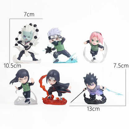 Anime Naruto Blind Box Model Figure 1-12 pcs NARUTO Ninkai Taisen Series Figurine PVC Desktop Collectible Toy Doll Birthday Gift