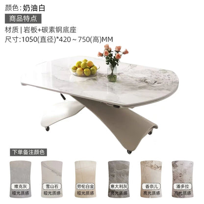 Nordic Modern Coffee Tables Premium Aesthetic Multifunction Convertible Coffee Tables Trendy Simple Table Basse Furniture Home