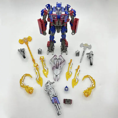 Choice BAIWEI TW1022 Charge Flying Wing Column Alloy Sky Fire Transformation Car Robot Model Boy Toy Height 18CM