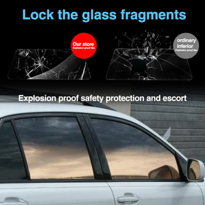 1/3M Car Gradient Car Film Frontside Side Windshield UV Protected Heat Insulation Color Change Film Exterior Accessories