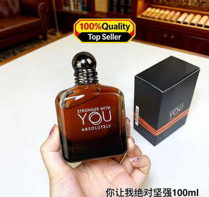 Perfect 100ml Stronger With You Absolutely Sandalwood Oud Perfume, Suitable For Both Men And Women Long lasting Fragrance