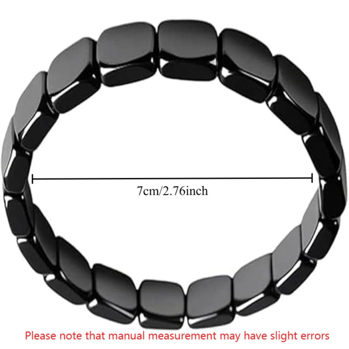 Hematite Bracelet Men - Reignites Masculine Energy, Natural Hematite Stone Beaded Stretch Healing Bracelets Valentines Birthday