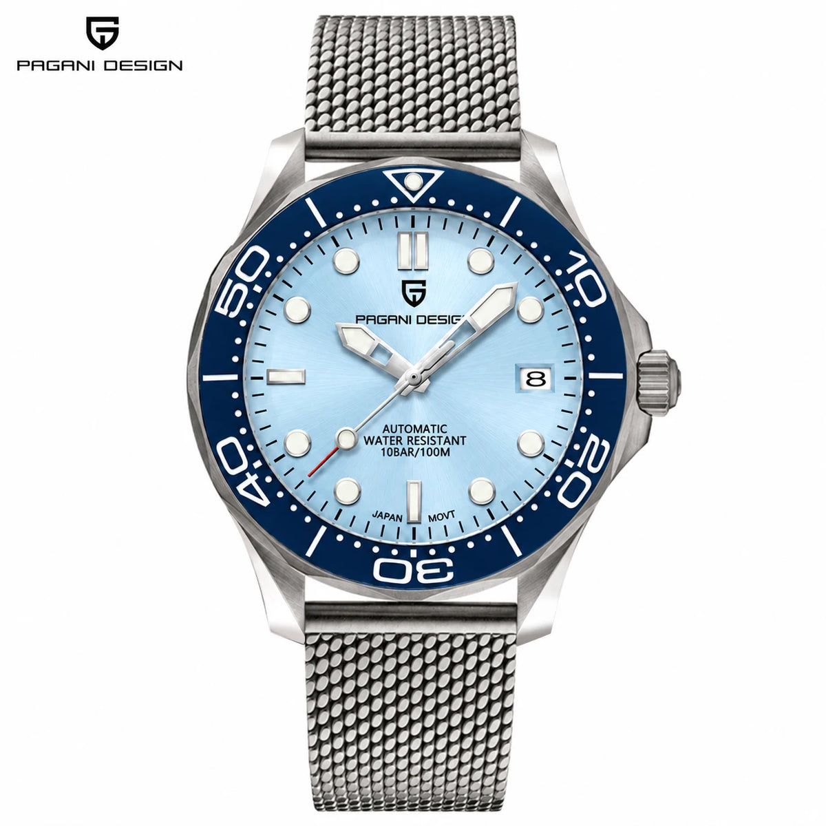 PAGANI DESIGN Navy Blue Ceramic Bezel Men's Watches Automatic Watch For Men Luminous Diving Mechanical Wrist Watch Men 2026 New