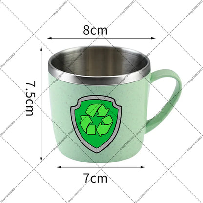 Paw Patrol Portable Stainless Steel Coffee Mug Chase Skye Cartoon Anime Pattern Printed Water Cup Household Couples Milk Cups