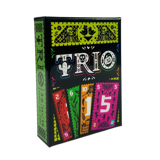 TRIO Card Game Strategic Board Game Deck Fun For Family &Friend Parties 3-6 Players Game Entertainment For Christmas Gift