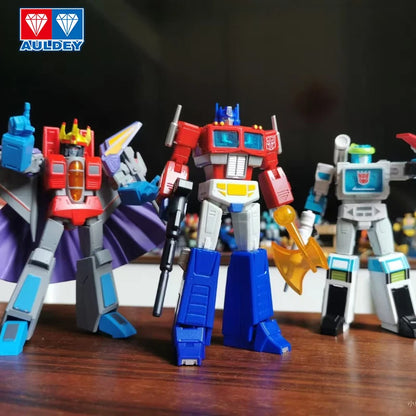 AULDEY Transformers Action Figure Collectible Toy Optimus Prime Megatron Blind Box Set with Movable Joints Design Model Gift Set