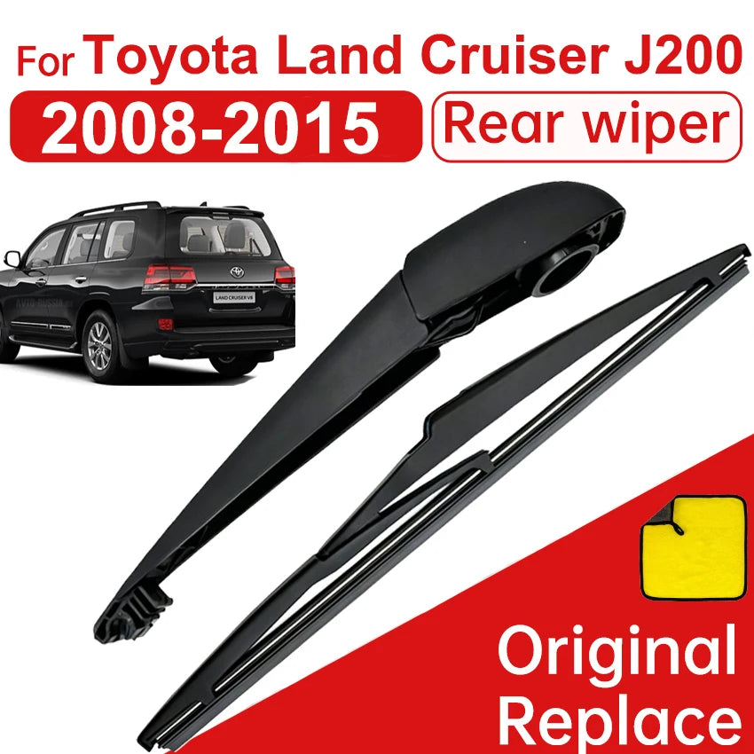 12" Rear Windshield Wiper Arm + Blade For Toyota Land Cruiser 200 J200  2008-2015 Back Windscreen Car Wiper Blade