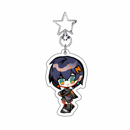New Hot Game Zenless Zone Zero Keychains Pendant Car Ellen Joe Seth Lowell Jane Doe Von Lycaon Nicole Fans cosplay Gifts